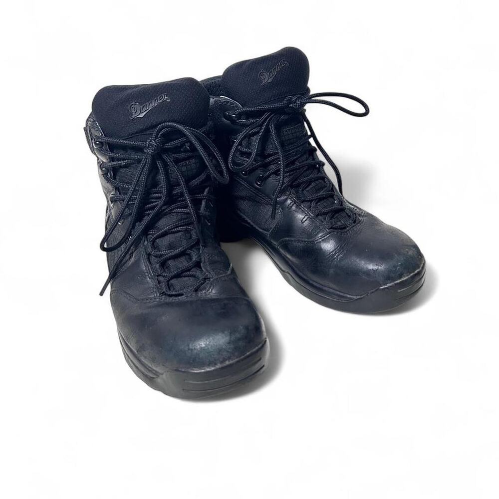Danner Kinetic 8" Black GTX Leather Boots 28080 Womens Size 10